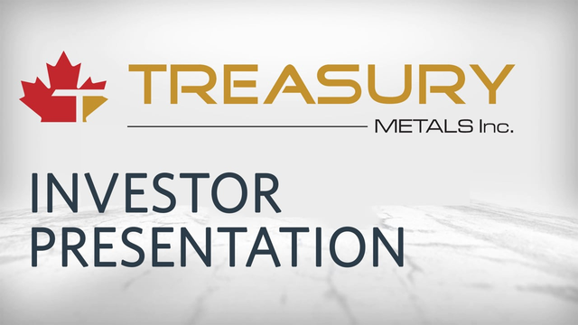 Treasury Metals: Investor Presentation July 2020 with Q&A