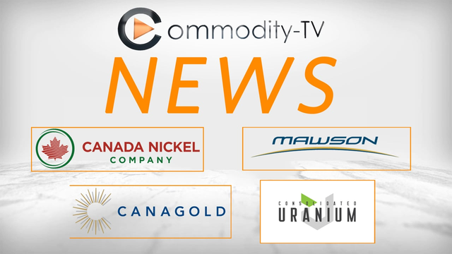Mining Newsflash with Canada Nickel, Canagold Resources, MawsonGold and Consolidated Uranium