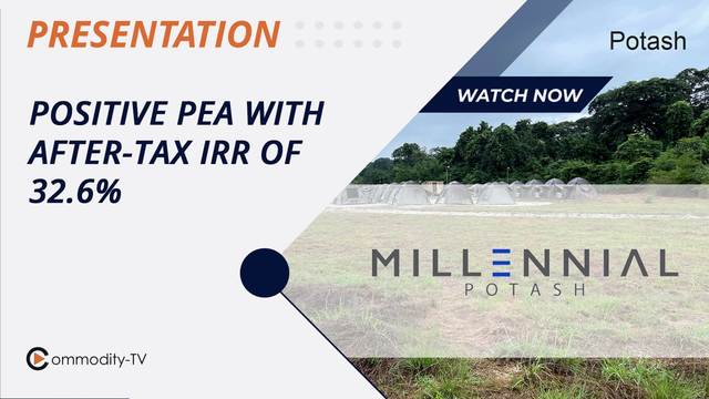 Millennial Potash: Positive PEA with IRR of 32.6 Percent for the Banio Project in Gabon