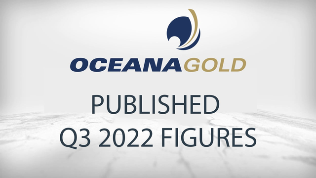 OceanaGold Presents Figures for the Third Quarter of 2022