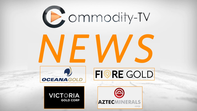 Mining Newsflash featuring Aztec Minerals, Victoria Gold, Fiore Gold and OceanaGold