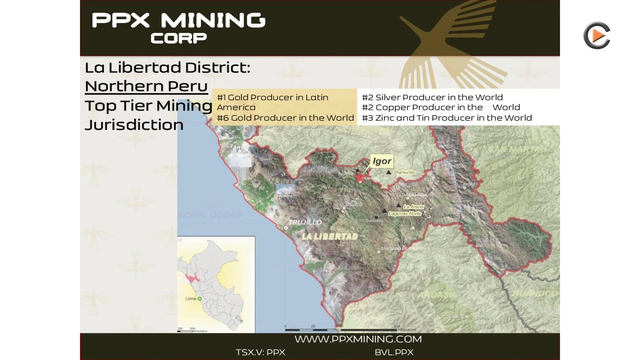 PPX Mining: Finising PFS For Gold Deposit In Peru In Q2 2018