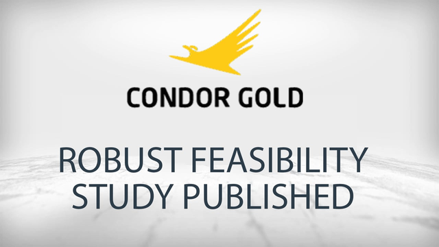 Condor Gold: Attractive Feasibility Study for Fully Permitted Gold Project in Nicaragua