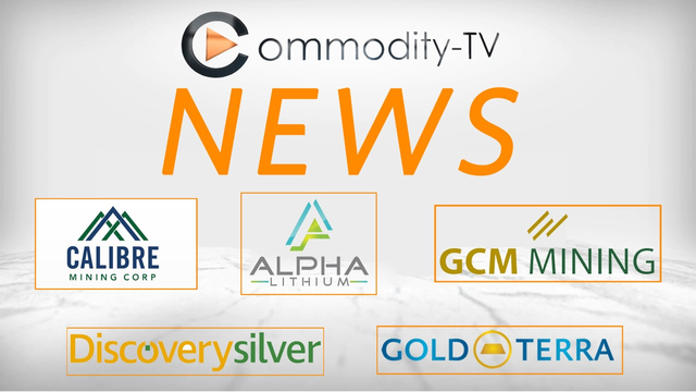 Mining Newsflash with Discovery Silver, Alpha Lithium, Calibre Mining, GCM Mining and Gold Terra