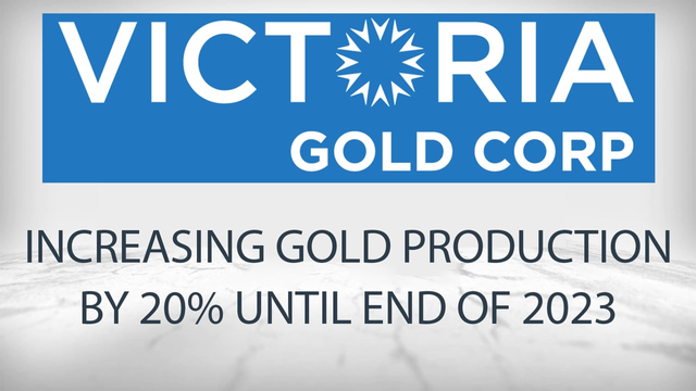 Victoria Gold: Increasing Gold Production by 20% per Year for Next Two Years