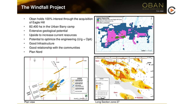 Oban Mining - Well Financed Developer & Merger Working In Canada With Backup By Osisko Royalties