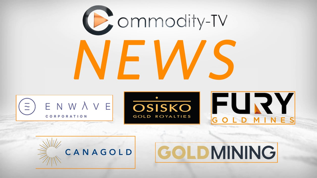 Mining Newsflash with Canagold Resources, EnWave, Fury Gold, Osisko Gold Royalties and GoldMining