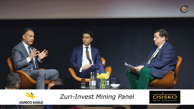 Zuri-Invest Night: Mining Panel with Agnico Eagle and Osisko Gold Royalties
