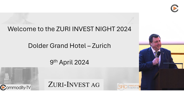 Zuri-Invest Gala April 2024 - Introduction and Precious Metals Analysis with Jochen Staiger