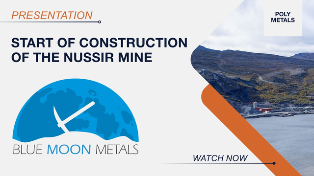 Blue Moon Metals Announces Investment Decision for the Development of Its Nussir Project
