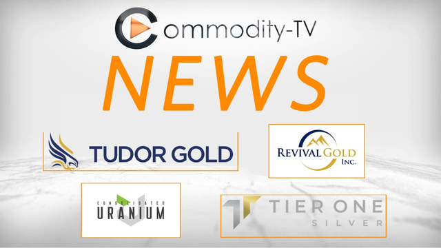 Mining Newsflash with Consolidated Uranium, Revival Gold, Tier One Silver and Tudor Gold