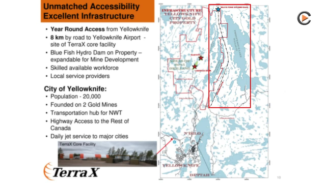 TerraX Minerals - Low Cost Drilling Of 200$/m And Excellent Infrastructure At The Yellowknife Super Group