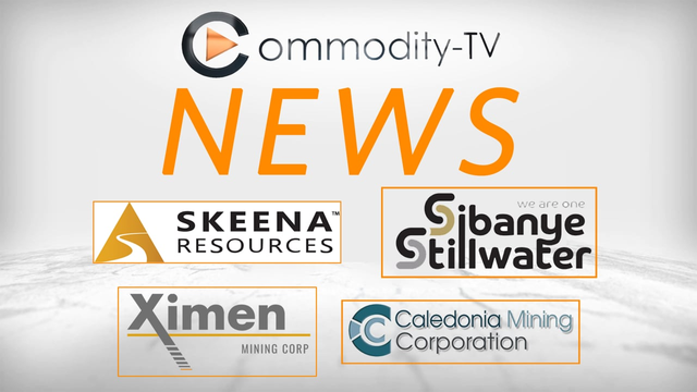 Mining Newsflash with Caledonia Mining, Sibanye-Stillwater, Skeena Resources and Ximen Mining