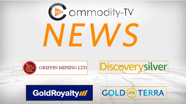 Mining Newsflash with Griffin Mining, Gold Royalty, Discovery Silver and Gold Terra Resource