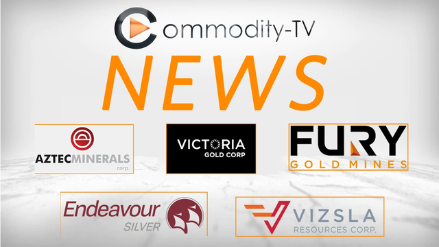 Newsflash with Vizsla Resources, Aztec Minerals, Fury Gold Mines, Endeavour Silver and Victoria Gold