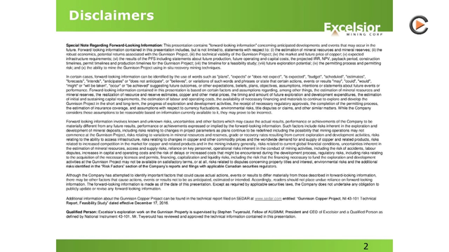 Excelsior Mining: Last Permits in Summer for Construction of Copper Mine in Arizona