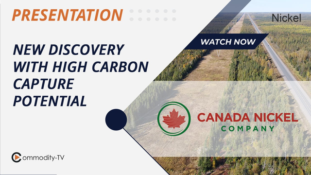 Canada Nickel: New Discovery with Higher Carbon Capture Potential than Crawford