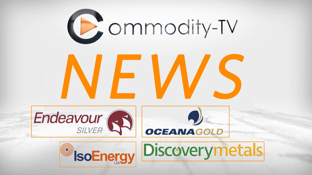 Mining Newsflash with IsoEnergy, Endeavour Silver, Discovery Metals and OceanaGold