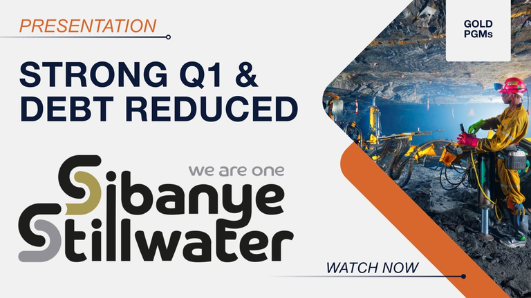 Sibanye-Stillwater: +371% EBITDA in Q1 & Debt Significantly Reduced