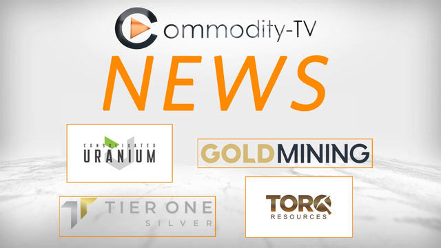 Mining Newsflash with Consolidated Uranium, GoldMining, Tier One Silver and Torq Resources