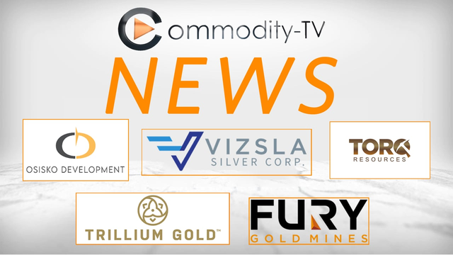 Newsflash with Fury Gold Mines, Osisko Development, Trillium Gold, Vizsla Silver and Torq Resources