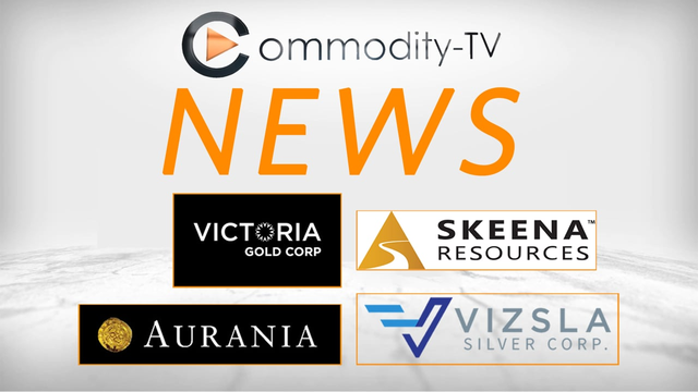 Mining Newsflash with Vizsla Silver, Aurania Resources, Victoria Gold and Skeena Resources