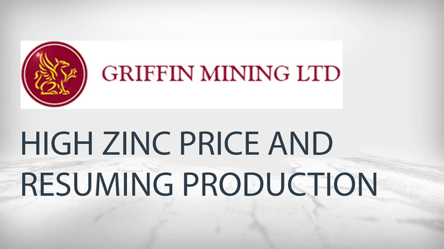 Griffin Mining Profits from High Zinc Price and Resumes Production in China