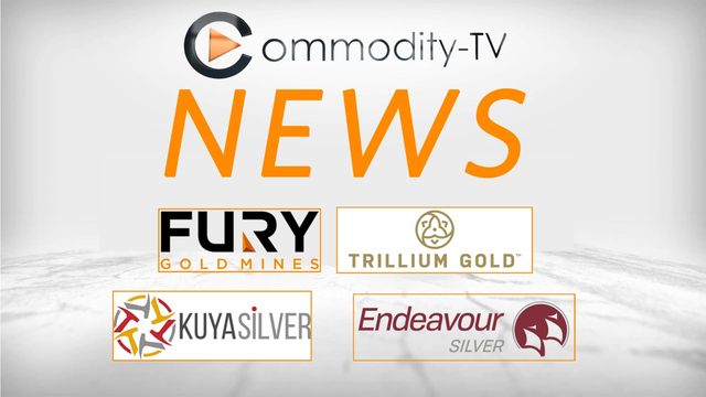 Mining News Flash with Endeavour Silver, Fury Gold Mines, Kuya Silver and Trillium Gold Mines