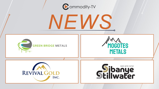Mining News Flash with Revival Gold, Mogotes Metals, Green Bridge Metals and Sibanye-Stillwater
