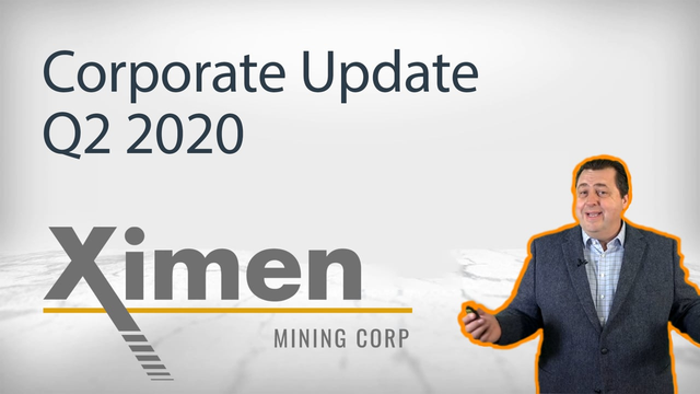 Ximen Mining: Corporate Update Q2 2020