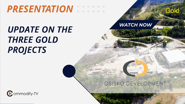 Osisko Development: Update on Latest Developments on Cariboo, Tintic and San Antonio