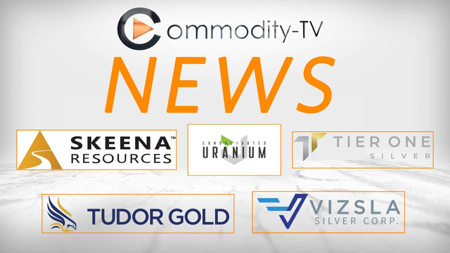Newsflash with Skeena Resources, Tier One Silver, Vizsla Silver, Consolidated Uranium and Tudor Gold