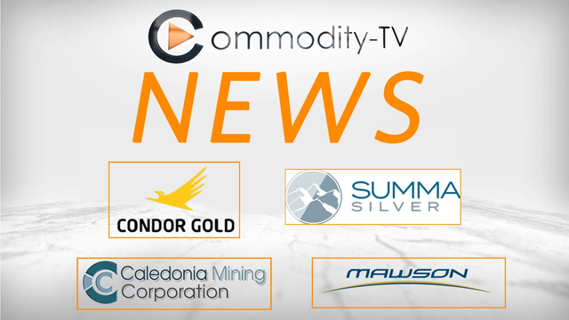 Mining Newsflash with Caledonia Mining, Mawson Gold, Condor Gold and Summa Silver