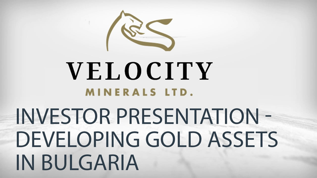 Velocity Minerals: Investor Update Presentation Q2 2021